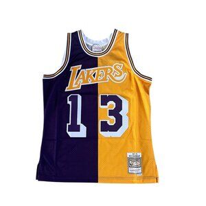 Los Angeles Lakers Jersey Mens Large NBA Wilt Chamberlain 13 Mitchell & Ness NWT